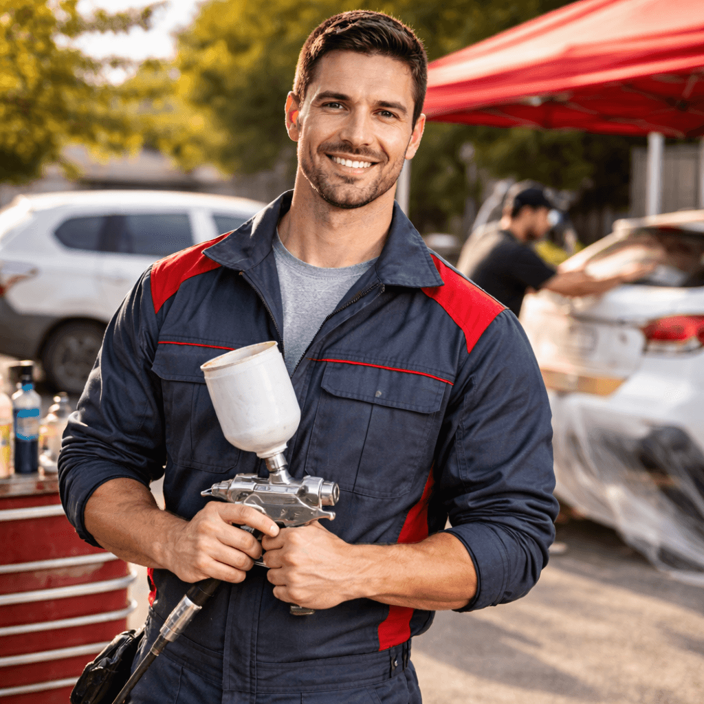 Collision repair shop with AI receptionist