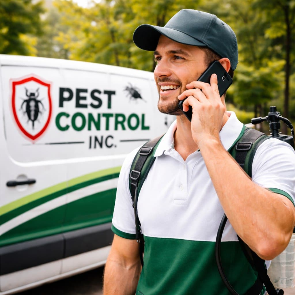 Pest control with AI receptionist